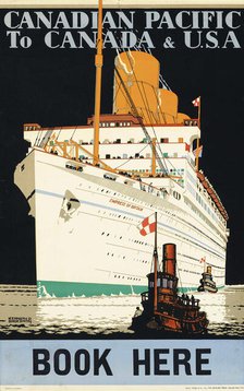 Canadian Pacific, to Canada & U.S.A, 1933. Creator: Shoesmith, Kenneth Denton (1890-1939).