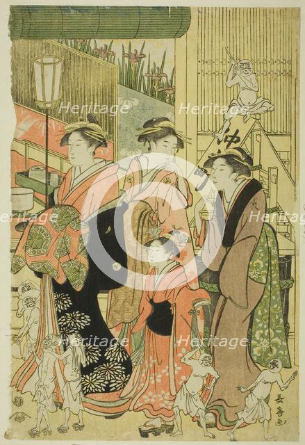 Good and Evil Influences (Zendama akudama), c. 1795. Creator: Eishosai Choki.