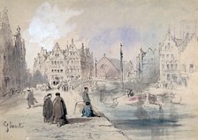 'Ghent', 1893. Artist: Sir John Gilbert