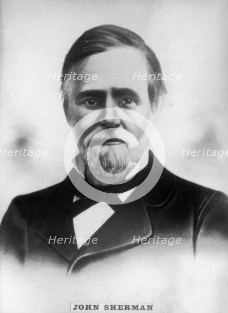 John Sherman (1823-1900), American Republican representative and senator during civil war, c1910. Artist: Unknown
