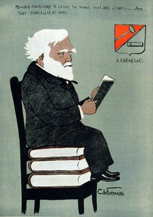 Andrew Carnegie (1835-1918), Scottish-American industrialist and philanthropist. Artist: Unknown