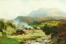 Gypsy Encampment, Ben Eay, 1898. Creator: David Farquharson.