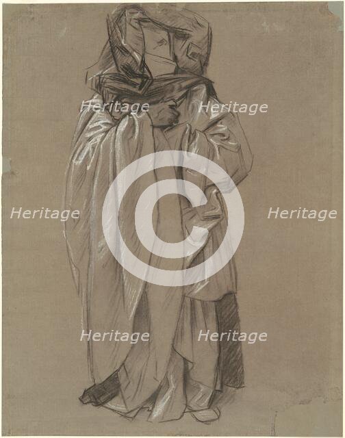 Study of Ezekiel for "Frieze of Prophets", 1890-1892. Creator: John Singer Sargent.