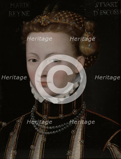Portrait of Mary Stuart (1542-1587)?, 16th century. Creator: Unknown.