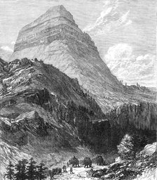 The British Expedition to Abyssinia: the Amba Alaejieh, near Lake Ashangi, 1868. Creator: Unknown.