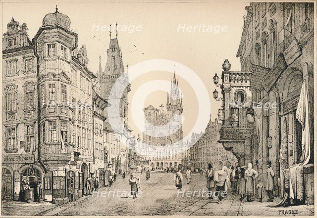 'Prague', c1820 (1915). Artist: Samuel Prout.