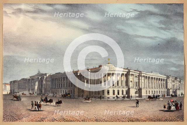 The Senate and Synod Buildings in Saint Petersburg.