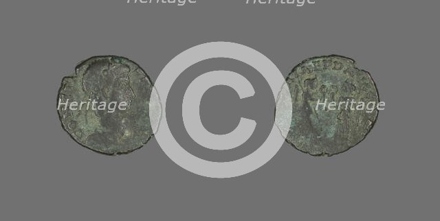 Coin Portraying Emperor Constans, 335-350 CE. Creator: Unknown.