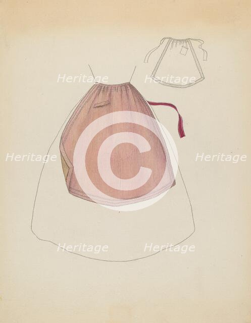 Apron, c. 1936. Creator: Doris Beer.