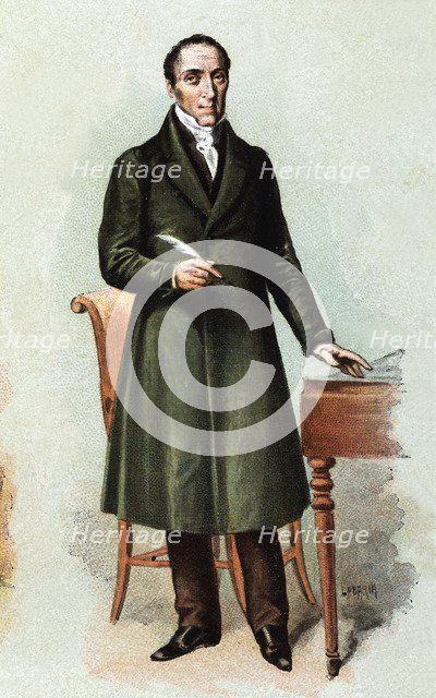 Alvaro Florez Estrada (1766-1853), Spanish economist, lawyer and politician.