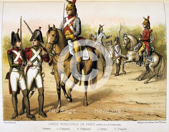 Garde Municipale de Paris Artist: Francois Cudet