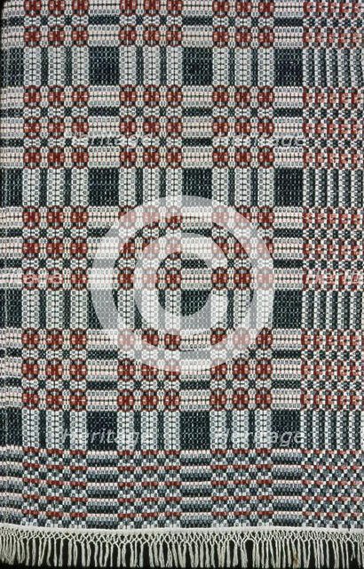 Coverlet, United States, 1820/30. Creator: Unknown.