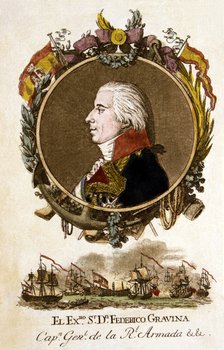 Federico Carlos Gravina (1756-1806), Spanish admiral, hero of Trafalgar.
