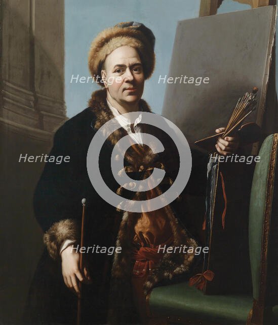 Self-portrait, First third of 18th cen. Creator: Schuppen, Jacob van (1670-1751).