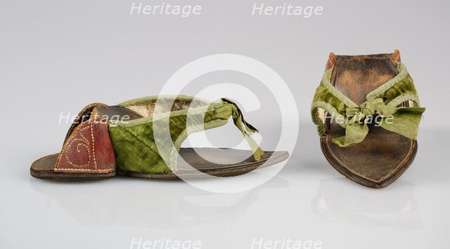 Pattens, British, early 18th century. Creator: Unknown.