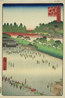 Yatsukoji, Inside Sujikai Gate (Sujikai-uchi Yatsukoji), from the series “One Hundred..., 1857. Creator: Ando Hiroshige.