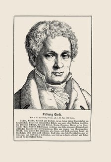 Portrait of Ludwig Tieck  (1773-1853). Creator: Anonymous.