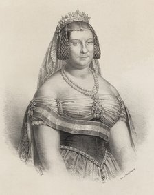 Dona Maria Cristina of Borbon-Two Sicilies (1806-1878), mother of Isabella II of Spain and fourt…