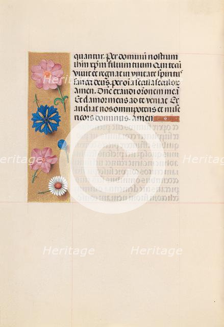 Hours of Queen Isabella the Catholic, Queen of Spain: Fol. 218v, Office of the Dead, c. 1500. Creator: Master of the First Prayerbook of Maximillian (Flemish, c. 1444-1519); Associates, and.