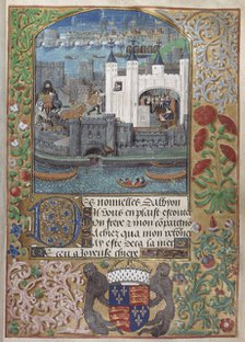 The Tower of London, the Custom House and Charles d’Orléans imprisonment in the Tower. From: Pseudo-