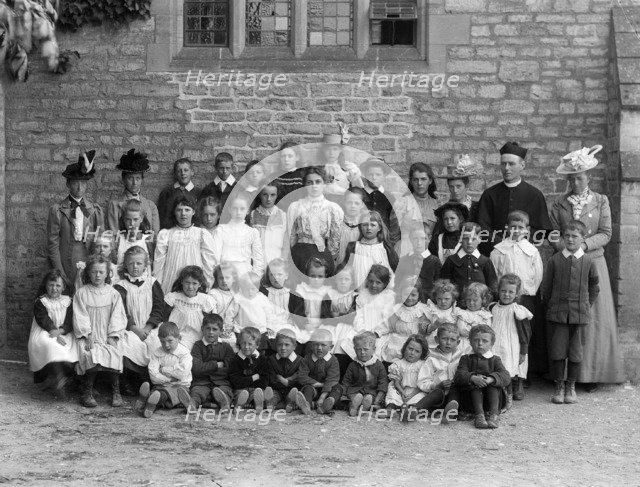 School, Freeland, Oxfordshire, c1860-c1922. Artist: Henry Taunt