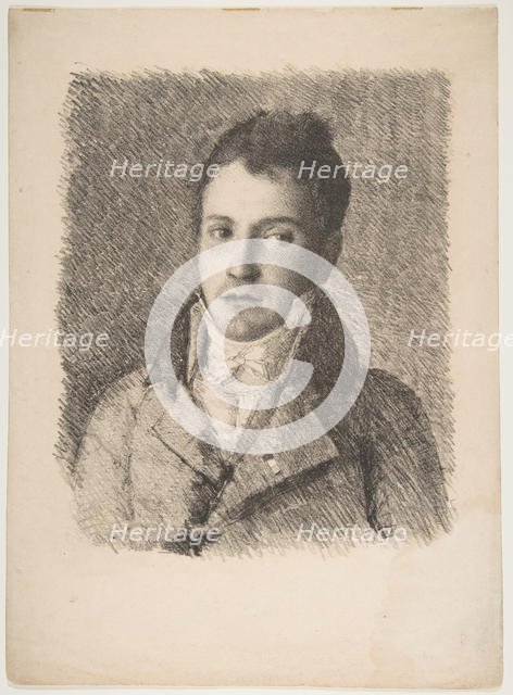 Portrait of a Young Man, ca. 1820. Creator: Formerly attributed to Goya (Francisco de Goya y Lucientes) (Spanish, Fuendetodos 1746-1828 Bordeaux).