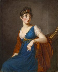 Portrait of the actress Mademoiselle Georges (1787-1867), 1800s. Creator: Vigée Le Brun, Louise Élisabeth (1755-1842).