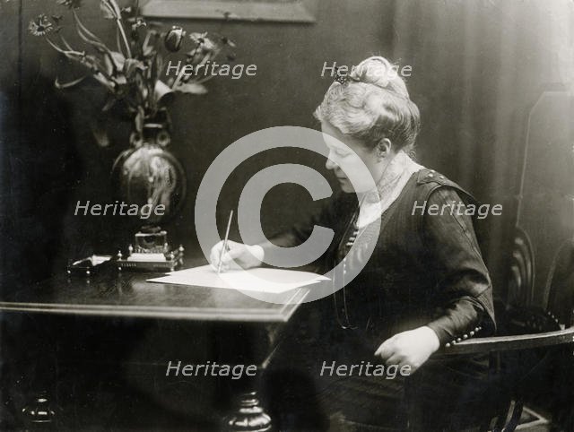 Swedish writer, Selma Lagerlof (1858-194), Marbacka, Sweden. Creator: Unknown.