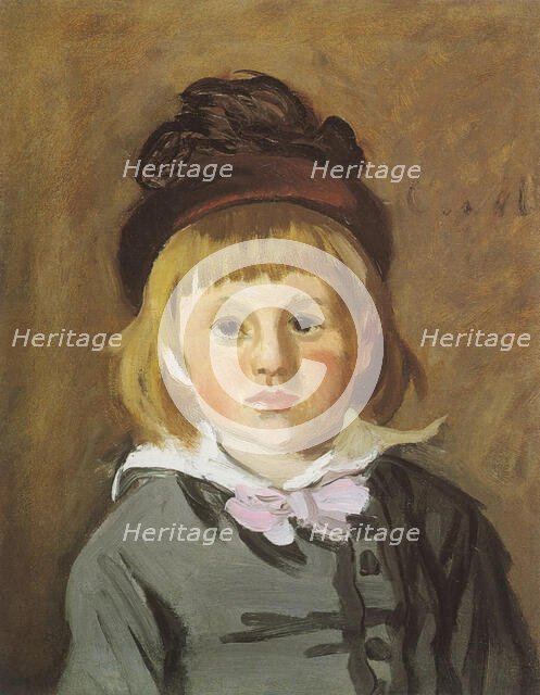 Portrait de Jean Monet, ca 1872. Creator: Monet, Claude (1840-1926).