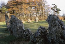 Rollright Stones, 2000 BC, Oxfordshire and Warwickshire borders, 20th century. Artist: CM Dixon.
