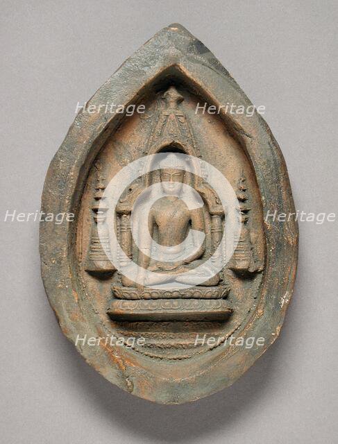 Votive Tablet of Buddha Shakyamuni, between c.1050 and c.1100. Creator: Unknown.