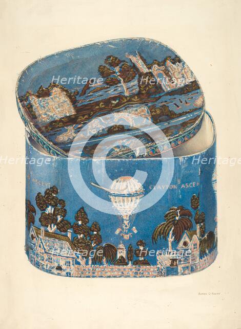 Bandbox Design, 1935/1942. Creator: Alfred Koehn.