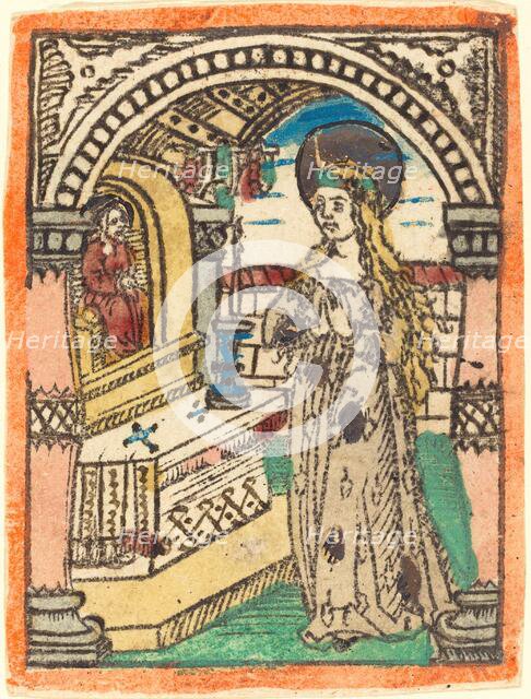 The Virgin in a Robe Embroidered with Ears of Corn, c. 1470/1480. Creator: Unknown.