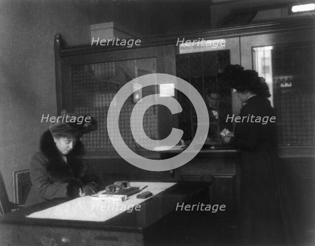 American Security & Trust Co., Washington, D.C., 1901. Creator: Frances Benjamin Johnston.