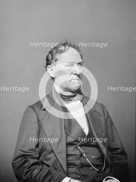 Orville Hickman Browning, between 1855 and 1865. Creator: Unknown.