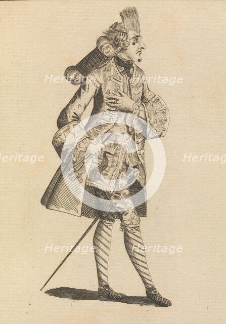 Monsieur Le Frizeur, May 21, 1771. Creator: Attributed to Henry William Bunbury.