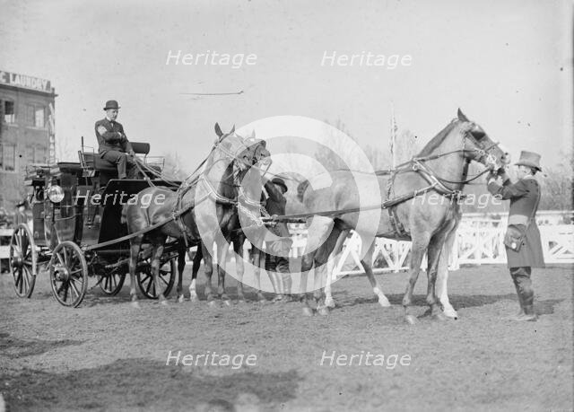 Horse Show - Busch, Adolphus, Iii, of St. Louis, 1911. Creator: Harris & Ewing.