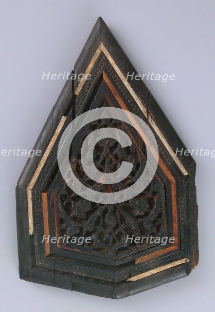 Panel from a Minbar, Egypt, 13th-14th century. Creator: Unknown.