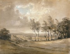 'View of Hampstead Heath', 18th century. Artist: Paul Sandby.