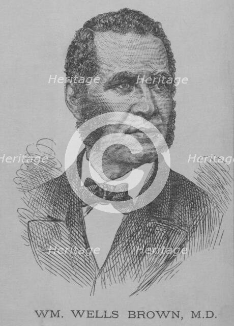 Wm. Wells Brown, M.D. The Colored Historian, 1880. Creator: Nathaniel Orr & Co.