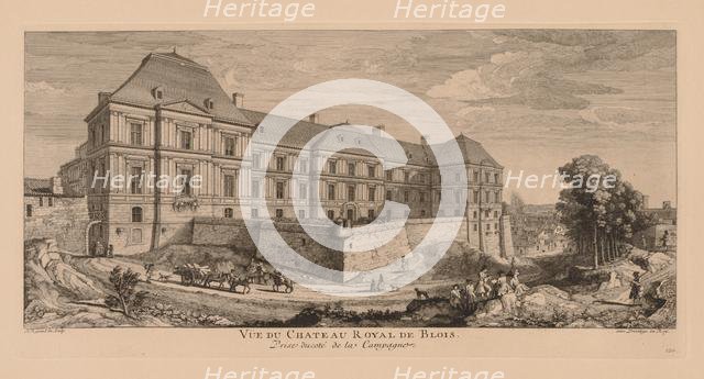Vue du Château royal de Blois, prise du côté de la campagne. Creator: Jacques Rigaud (French, 1681-1754).