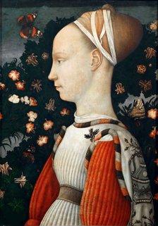 Portrait of a Princess of the House of Este, ca 1435-1440.