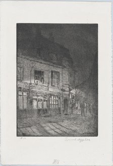 Lille: Liebesgässchen, 1916. Creator: Ernst Oppler.