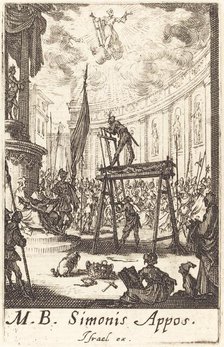 The Martyrdom of Saint Simon, c. 1634/1635. Creator: Jacques Callot.