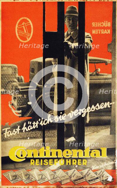 I almost forgot: the Continental Travel Guides, 1930s. Creator: Anonymous.