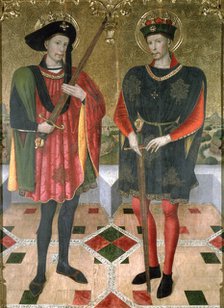 Altarpiece of 'Saint Abdon and Saint Senen', painted between 1459/1460, central panel of the alta…