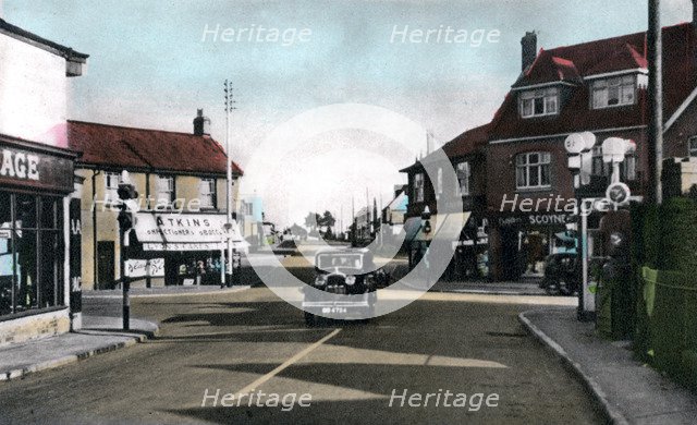 The Square, Braunton, Devon, early 20th century. Artist: Unknown