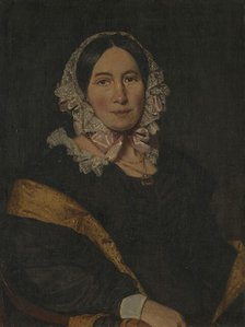 The Artist's Wife Kathrine, 1845. Creator: Christian Albrecht Jensen.