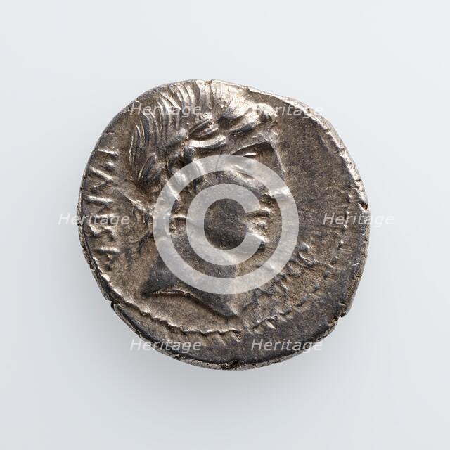 Denarius with C. Vibius C. F. Pansa, 90 B.C. Creator: Unknown.