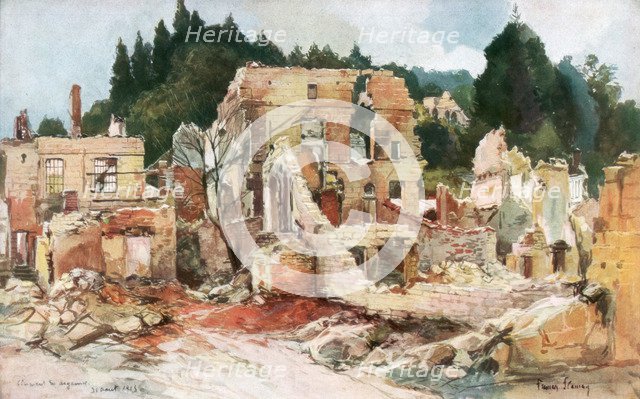 'Clermont-en-Argonne', France, August 1915, (1926).Artist: Francois Flameng